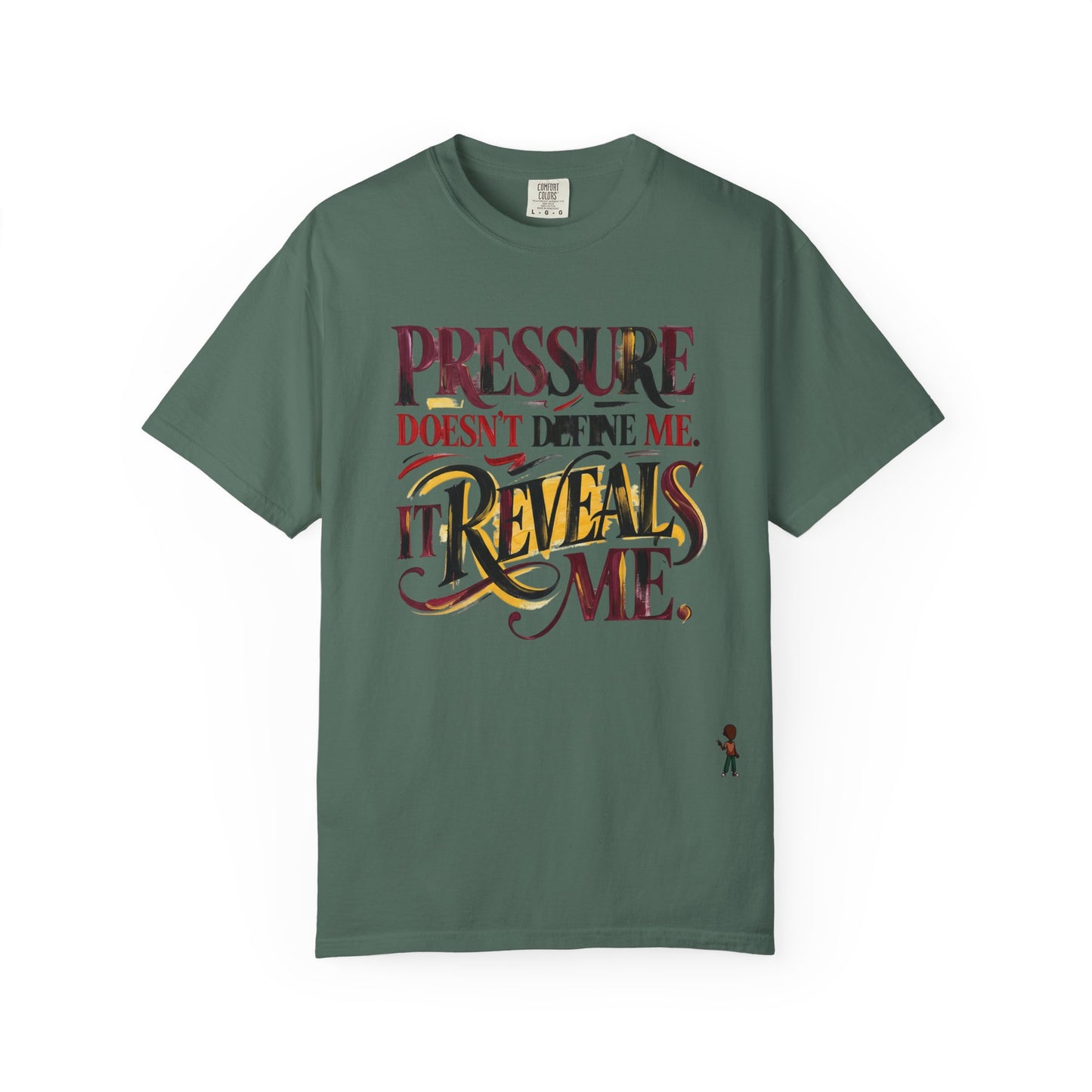 Pressure Reveals Me T-Shirt — Motivational Graphic Tee