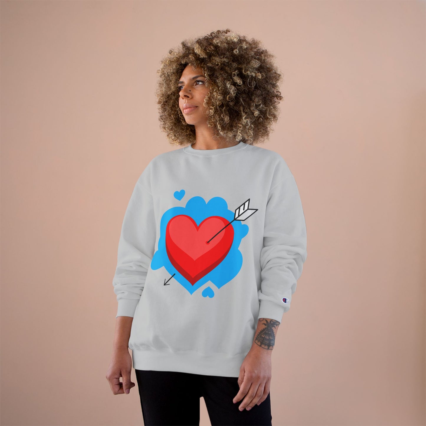 Valentine's Day Heart Champion Sweatshirt