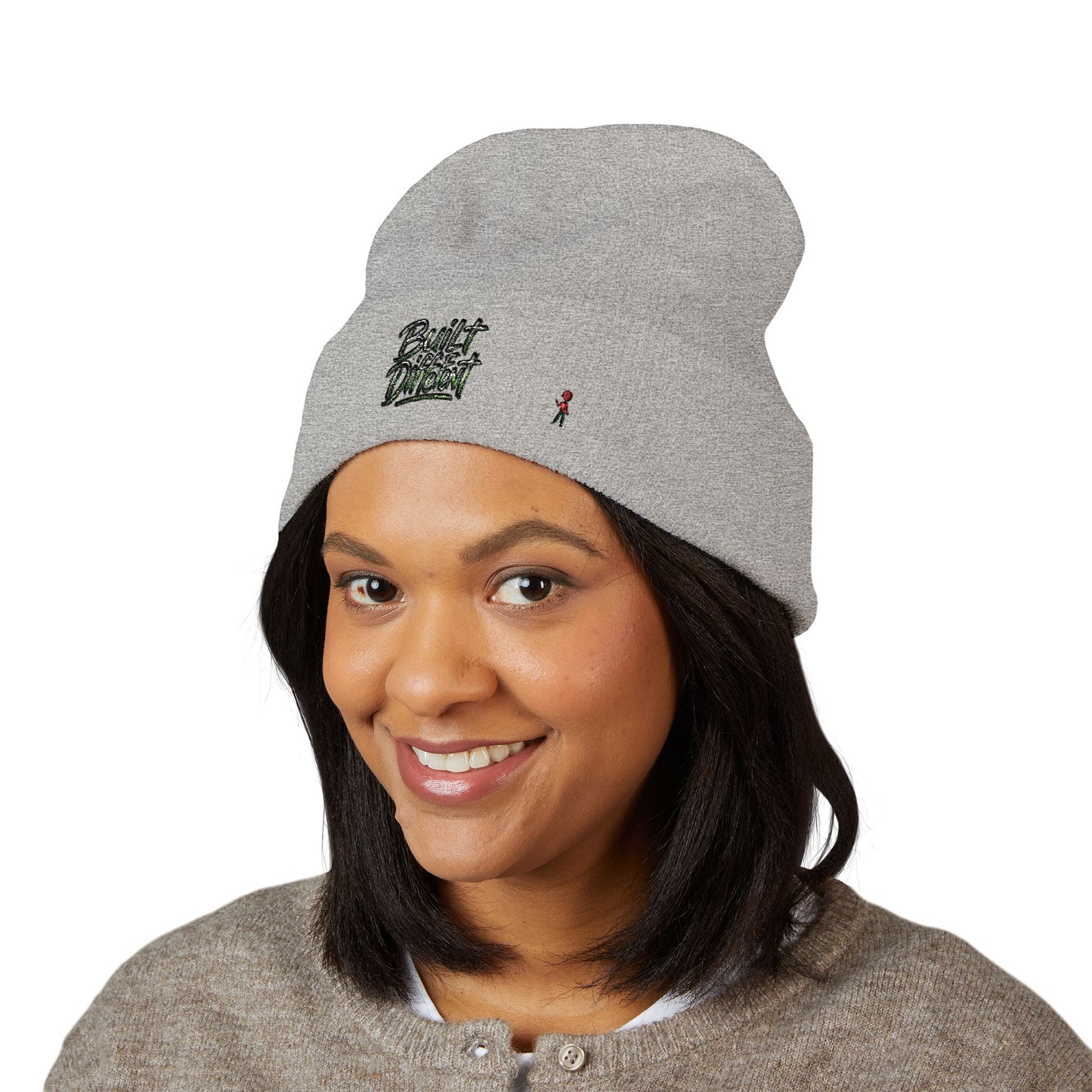 Embroidered 'Plant Daddy' Cuffed Beanie — Cozy Garden Lover Knit Hat