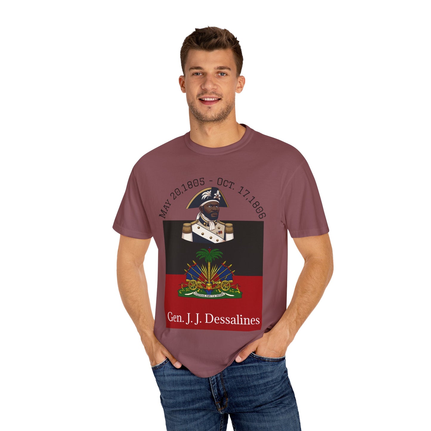 Gen. J.J. Dessalines T-Shirt, Historical Figure Tee, Haitian Revolution Apparel, Unisex Cotton Tee, Gift for History Buffs, Casual [...]