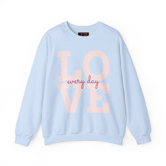 Love Every Day Unisex Crewneck Sweatshirt