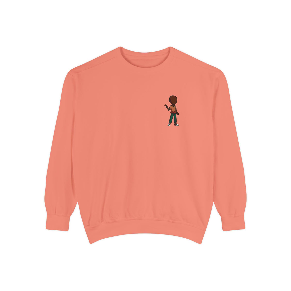 Retro Pixel Boy Graphic Sweatshirt