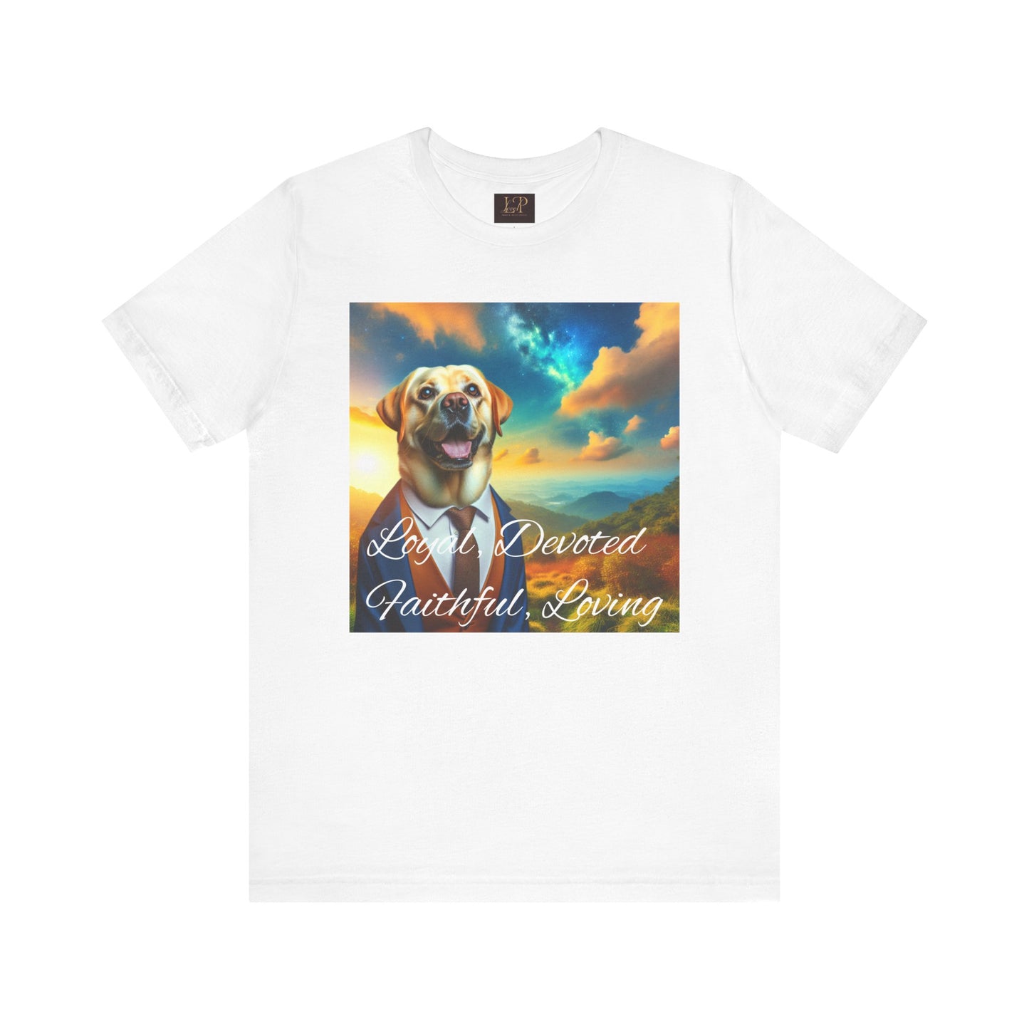 Labrador Love Unisex Jersey Tee - Devoted & Faithful Design