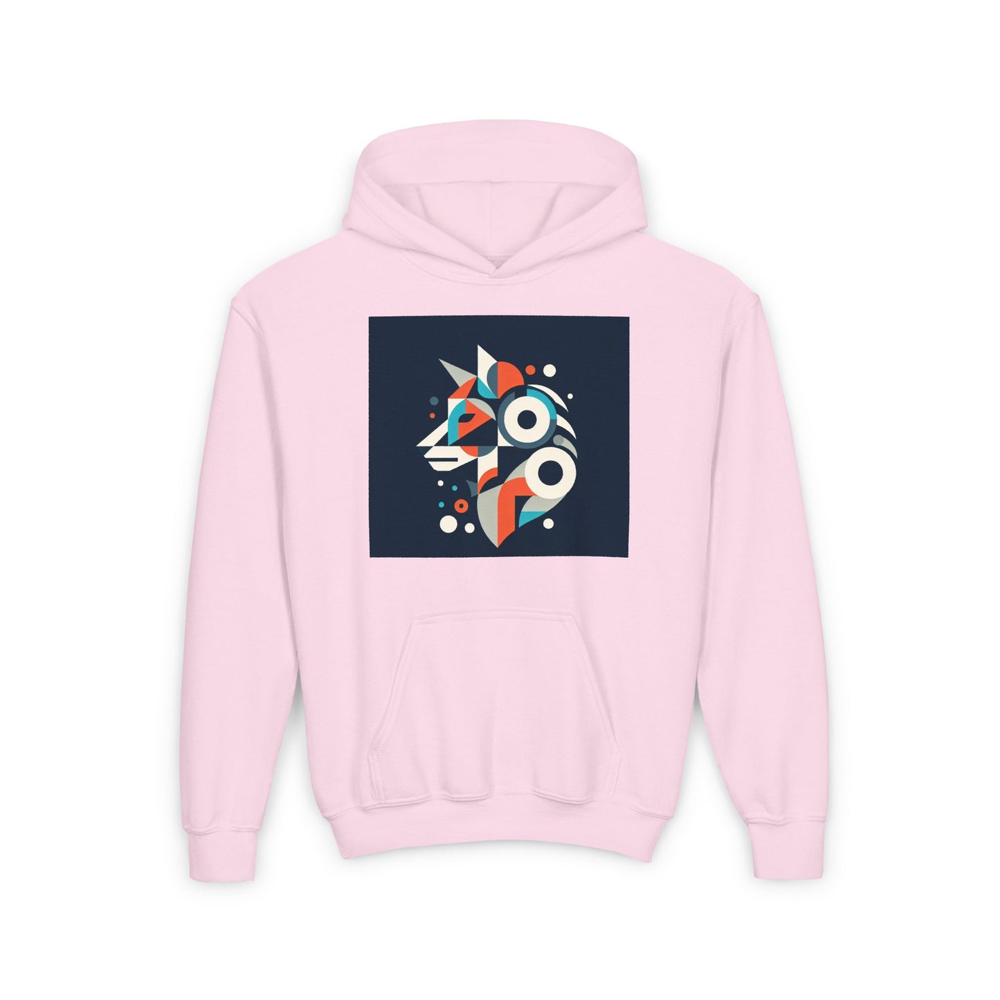 Youth Artistic Abstract Hoodie for Creative Minds