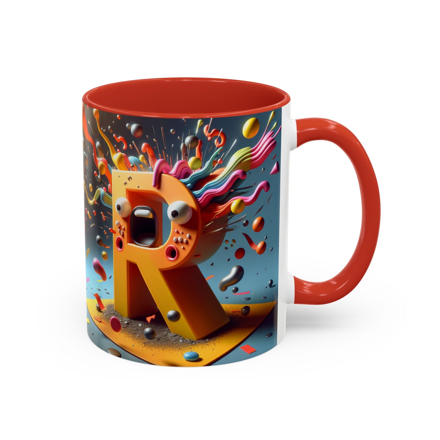 Colorful Artistic Accent Coffee Mug - 11oz & 15oz - Perfect for Creative Souls & Gift Giving