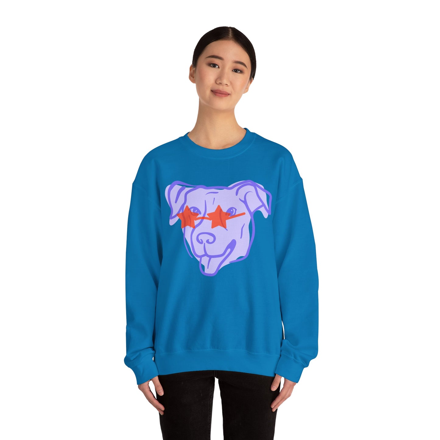 Cool Dog Crewneck Sweatshirt | Unisex Heavy Blend™ | Perfect Gift for Pet Lovers