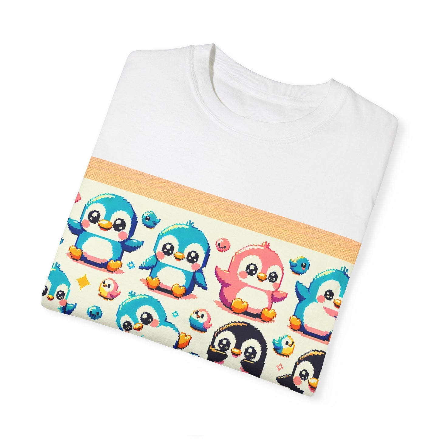 Cute Penguin Graphic Unisex T-shirt - Fun & Colorful Summer Tee