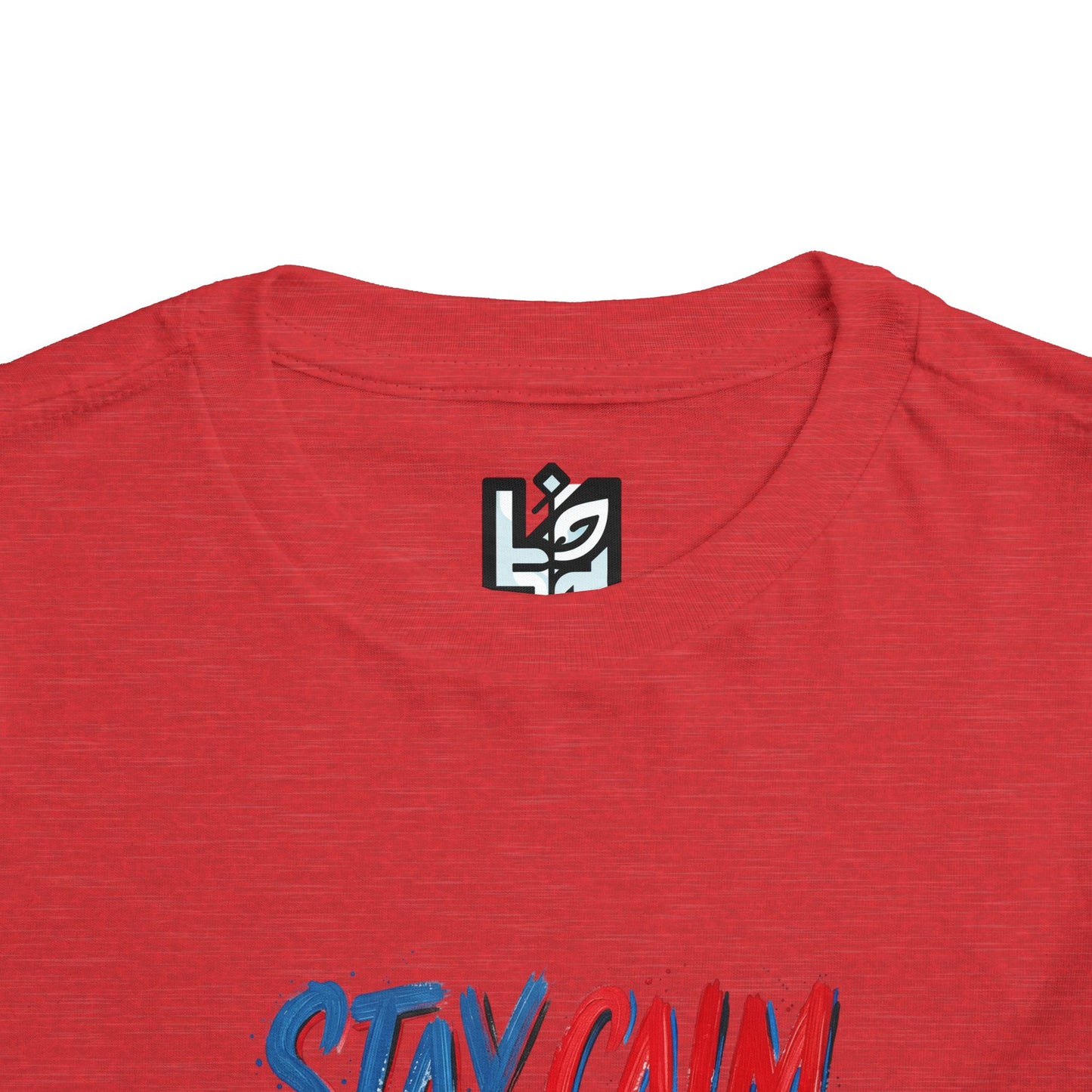 Toddler Tee — "Stay Calm, Stay Powerful" Graphic