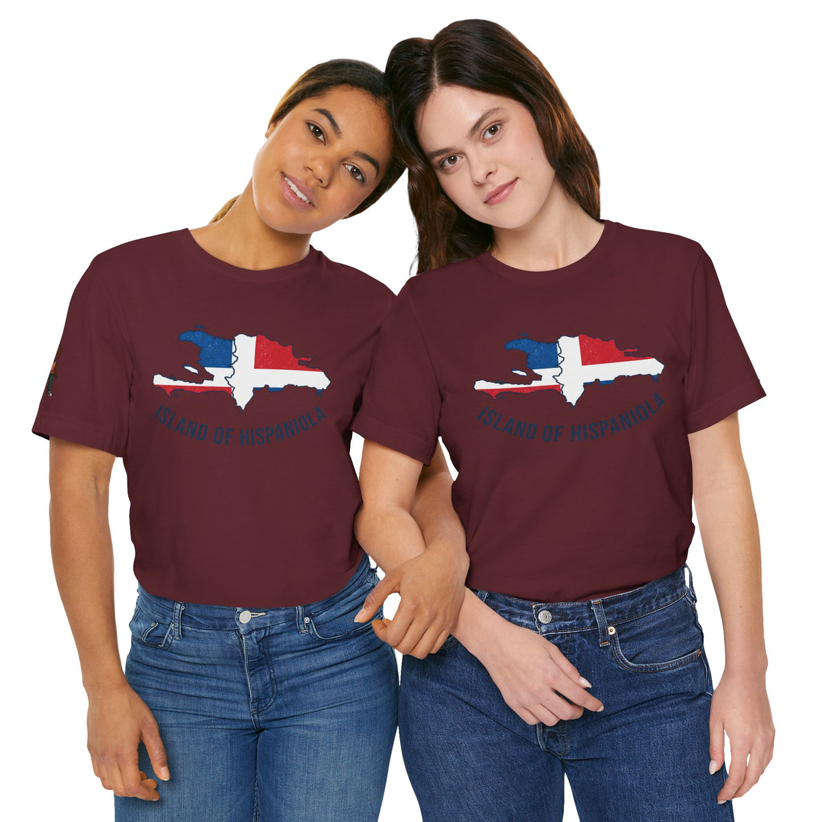 Island of Hispaniola Map T-Shirt