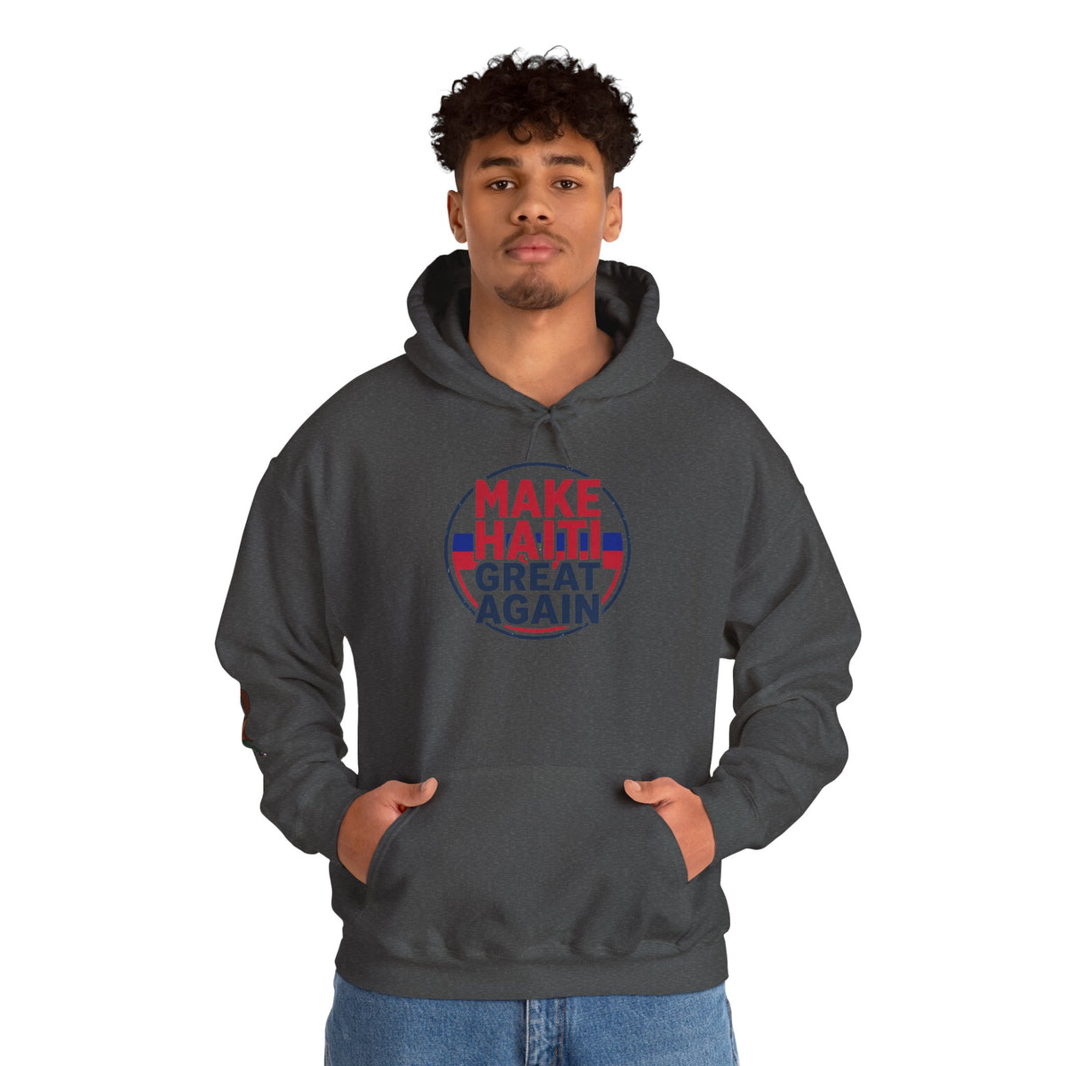 Hoodie - "Make Haiti Great Again" Political Solidarity Pullover