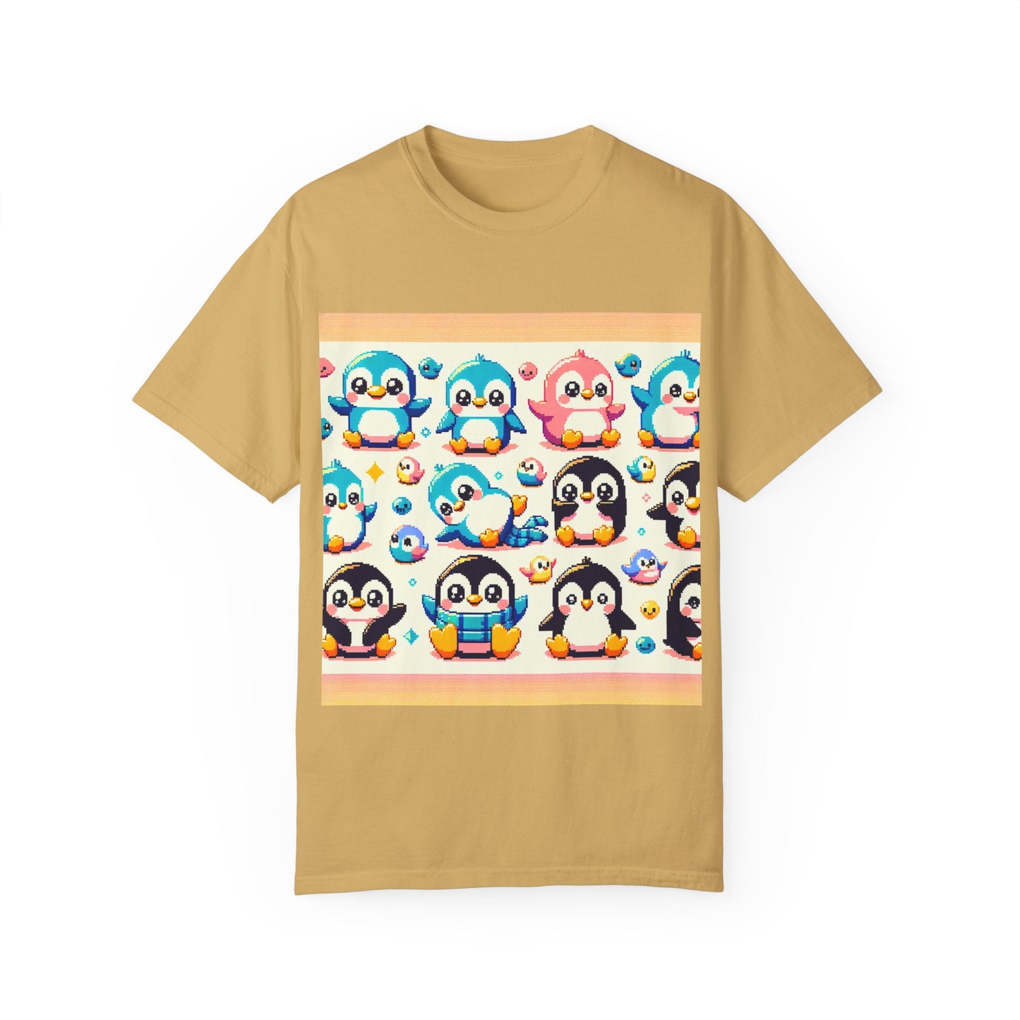 Cute Penguin Graphic Unisex T-shirt - Fun & Colorful Summer Tee