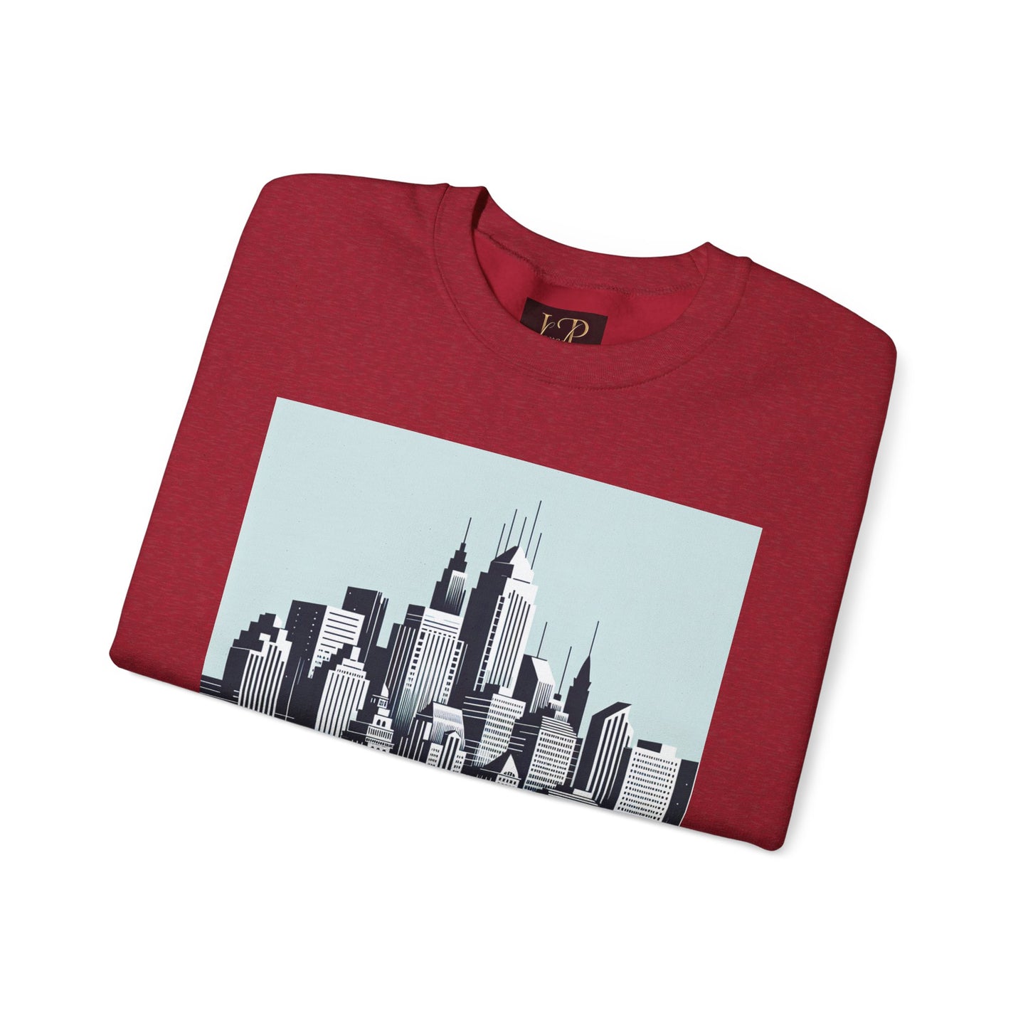 Cityscape Unisex Heavy Blend™ Crewneck Sweatshirt - Cozy Urban Vibes