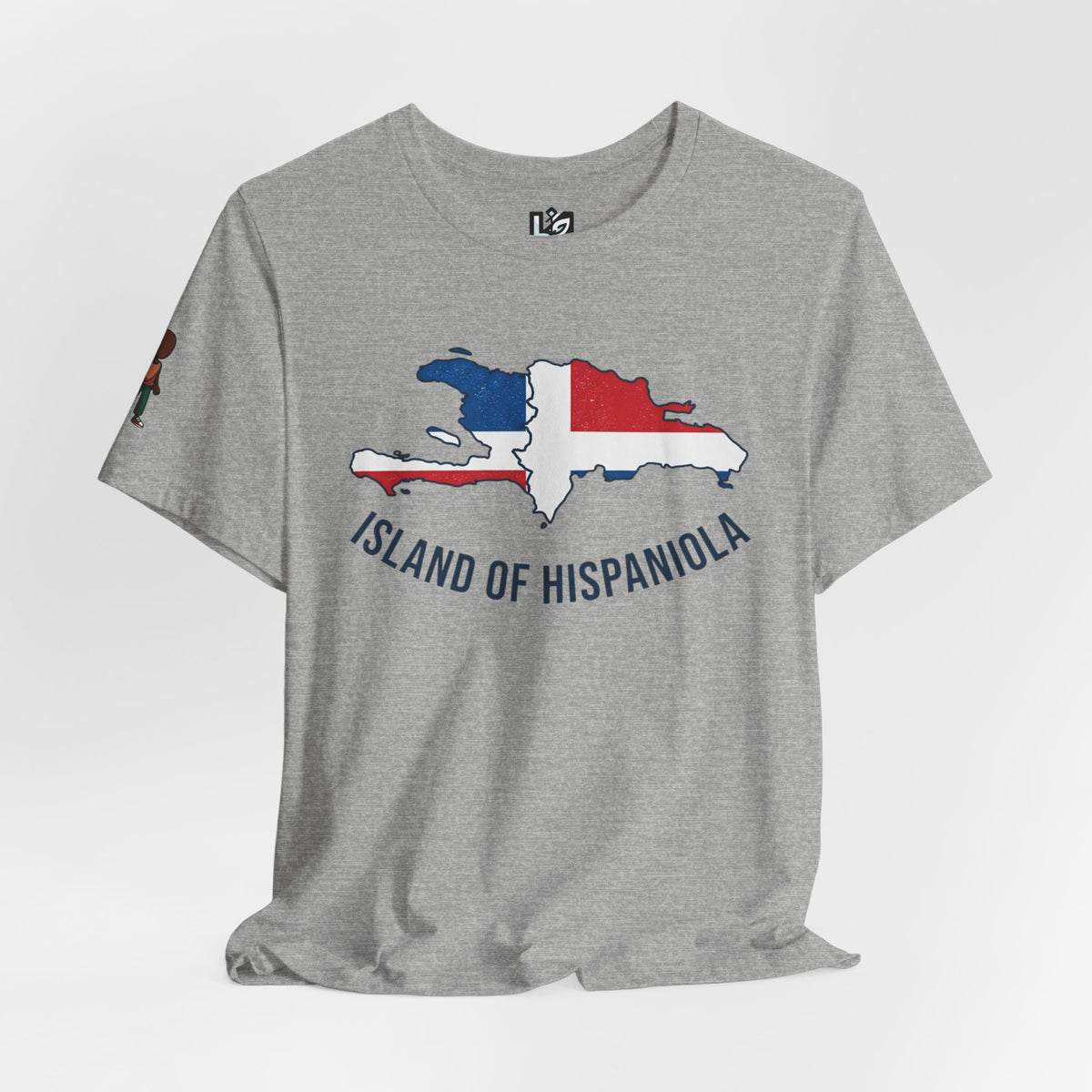 Island of Hispaniola Map T-Shirt