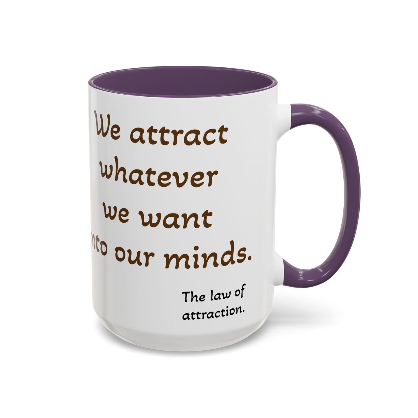 Mindful Attraction Coffee Mug - Inspirational Design for Law of Attraction Lovers
