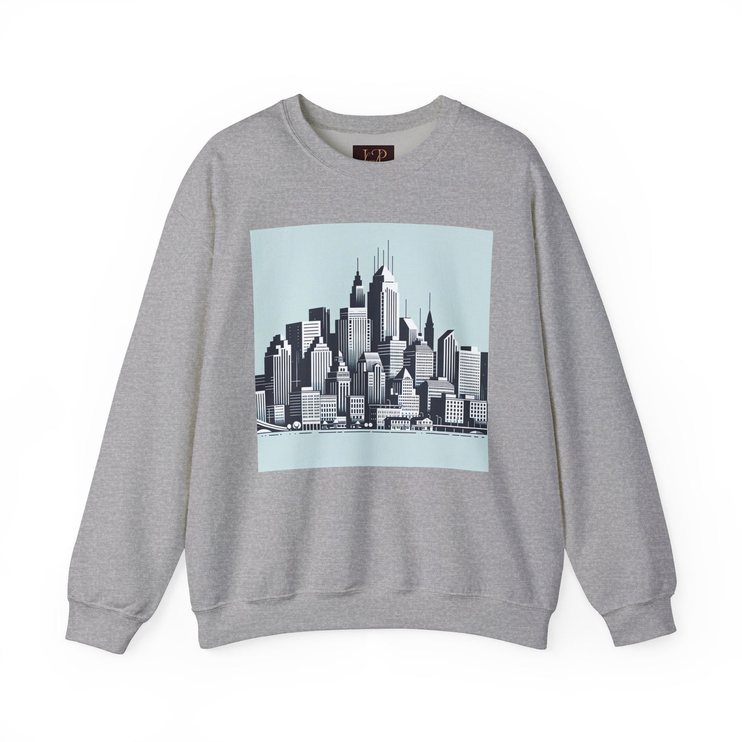 Cityscape Unisex Heavy Blend™ Crewneck Sweatshirt - Cozy Urban Vibes