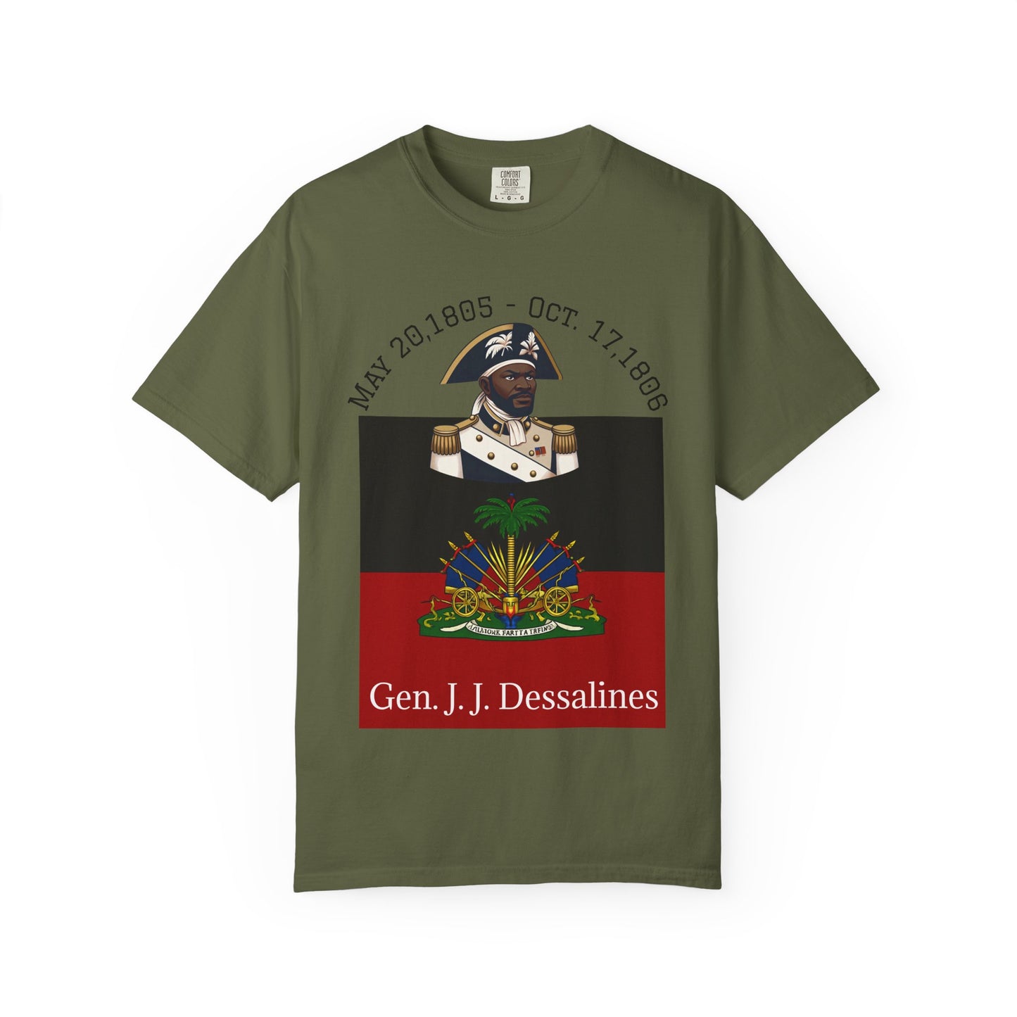 Gen. J.J. Dessalines T-Shirt, Historical Figure Tee, Haitian Revolution Apparel, Unisex Cotton Tee, Gift for History Buffs, Casual [...]