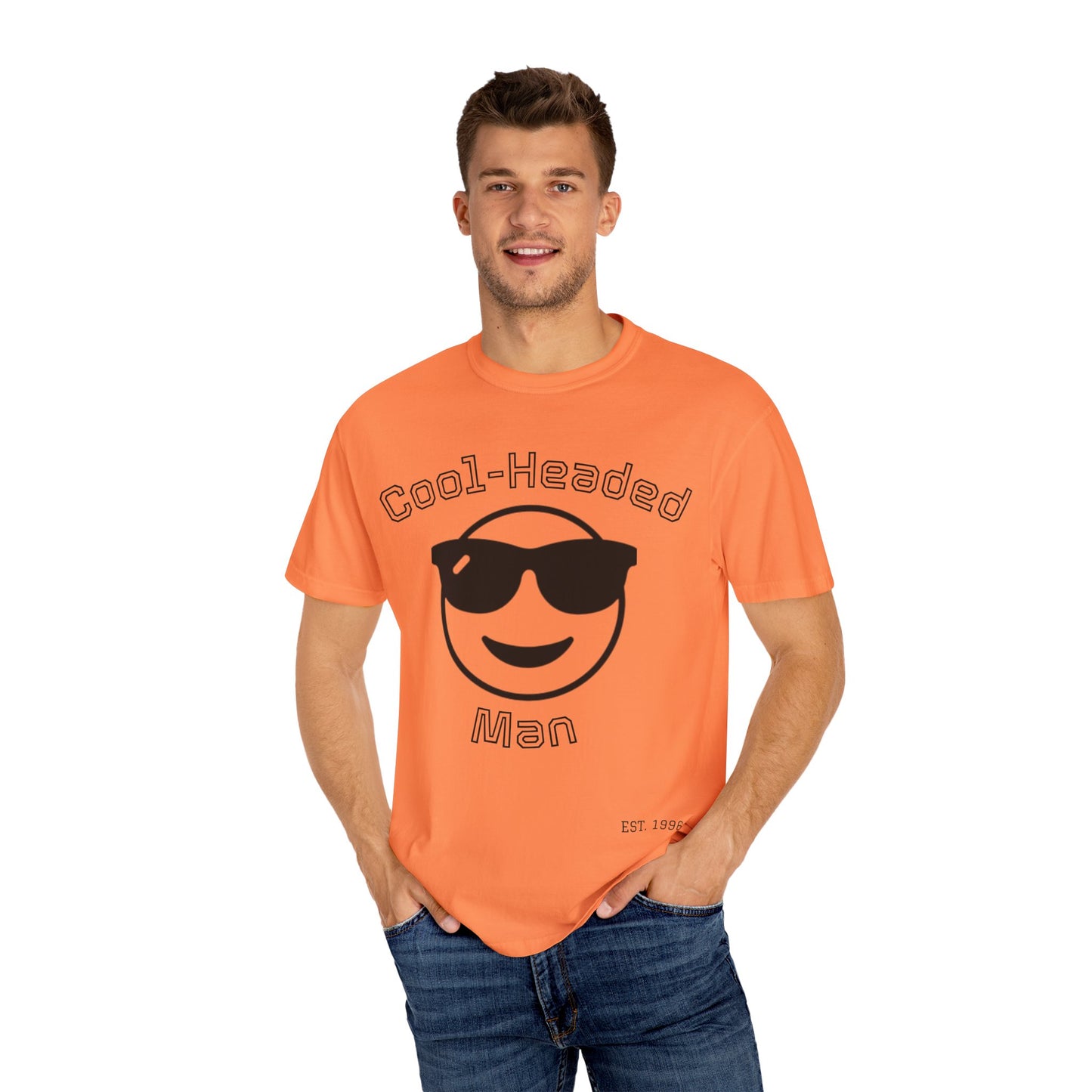 Cool-Headed Unisex T-Shirt, Funny Graphic Tee for Men, Cool Guy Gift, Summer Outfit, Casual Wear, Birthday Presents