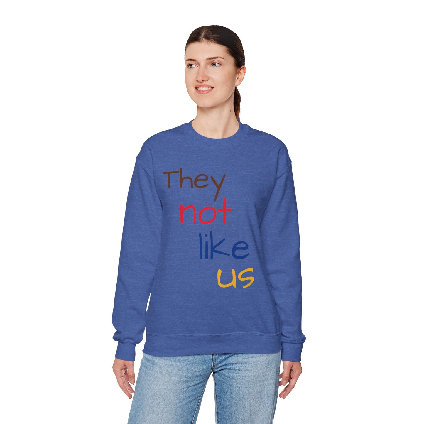 Unisex Crewneck Sweatshirt - ‘They Not Like Us’ Statement Apparel