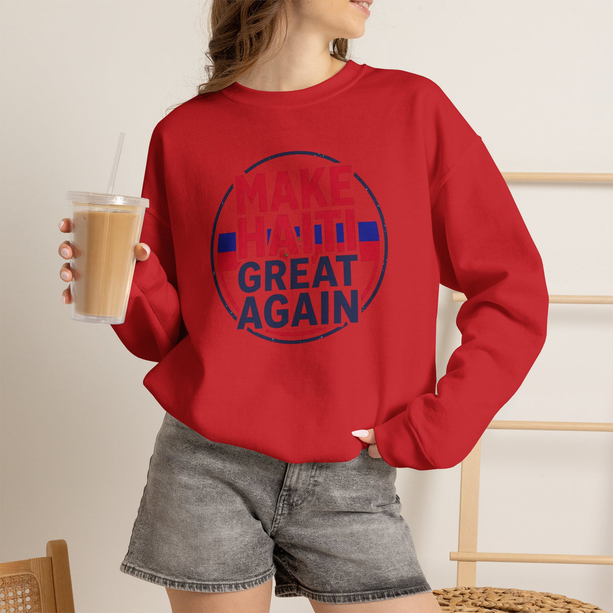 Make Haiti Great Again Crewneck Sweatshirt