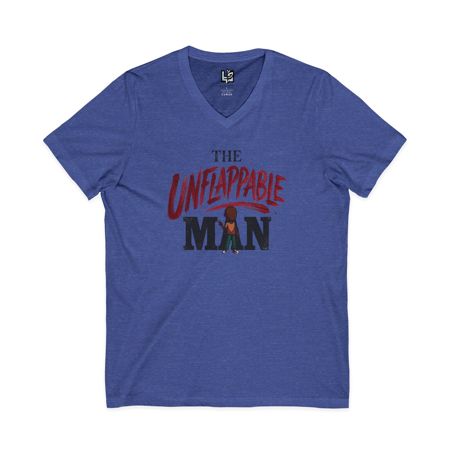 The Unflappable Man V-Neck Tee