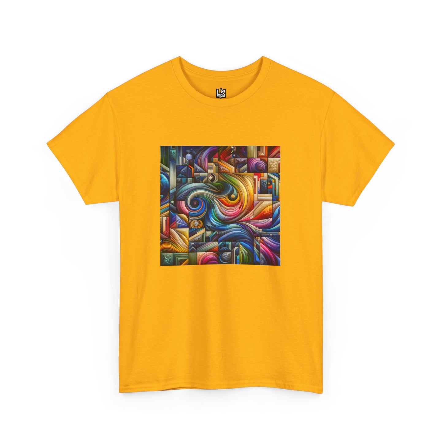 Vibrant Abstract Art Unisex Heavy Cotton Tee