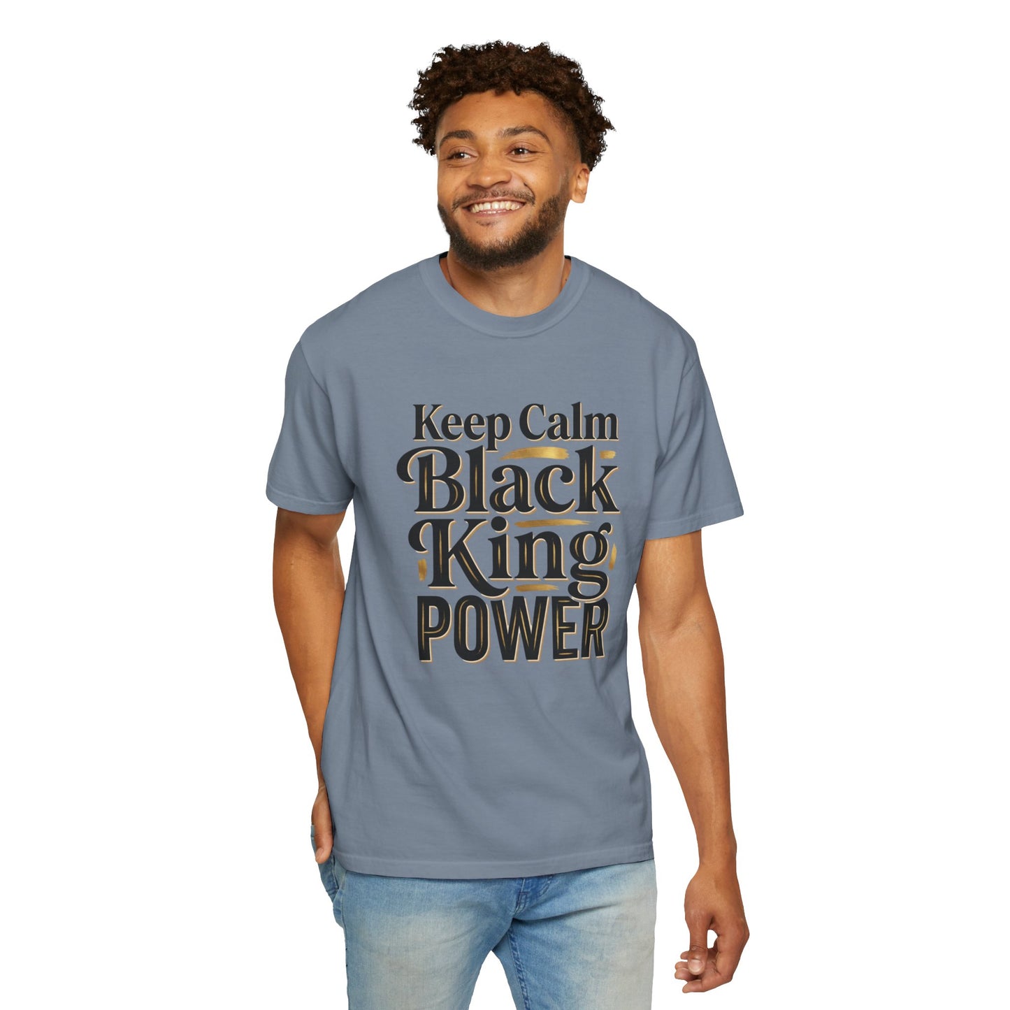 Keep Calm Black King Power T‑Shirt