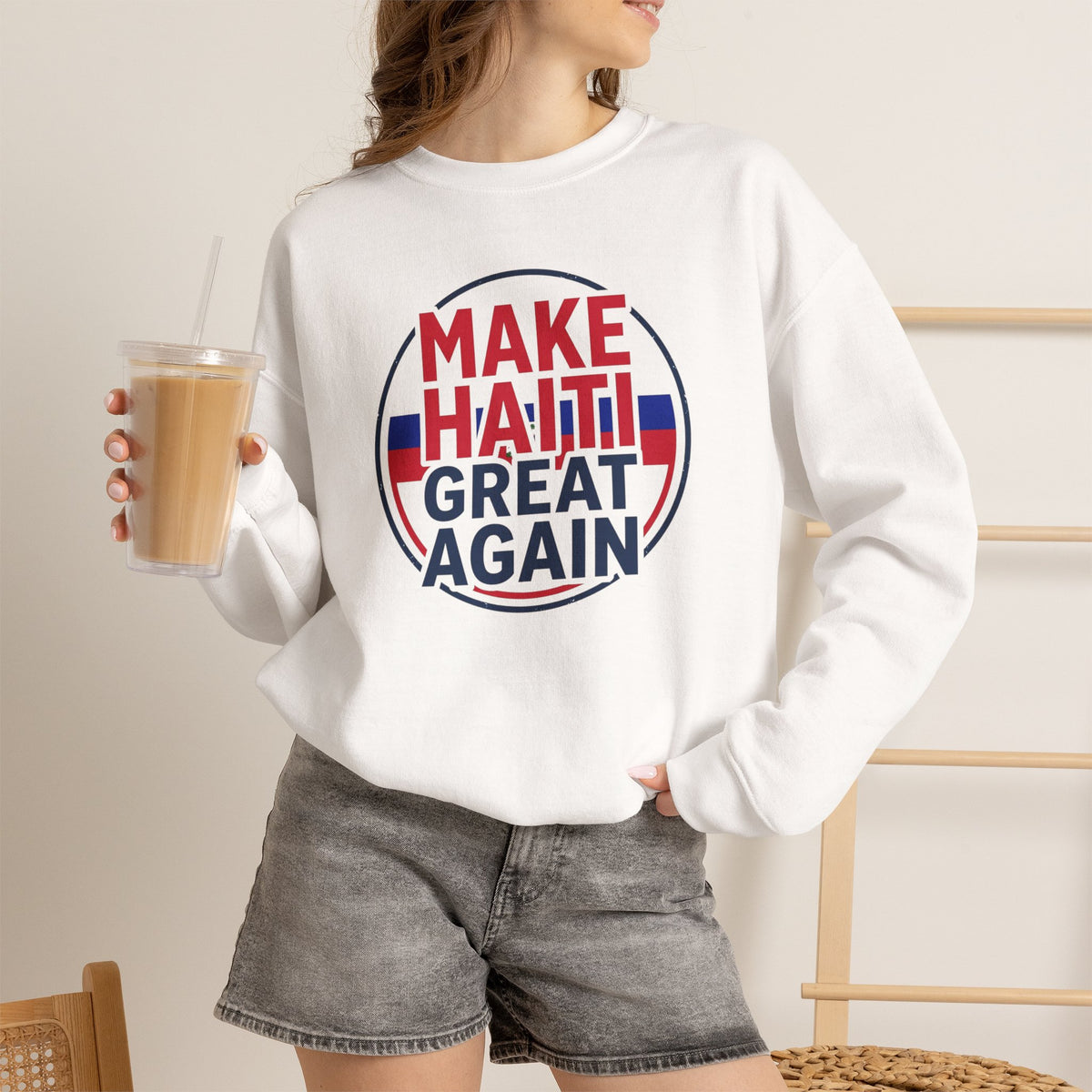 Make Haiti Great Again Crewneck Sweatshirt