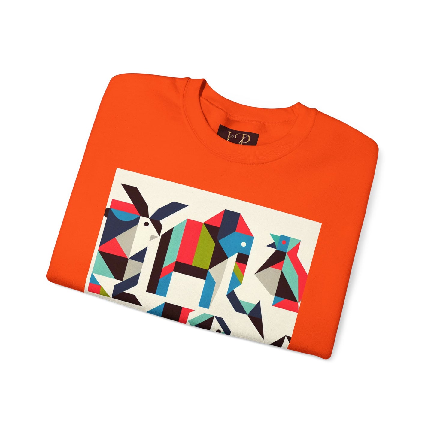 Colorful Geometric Art Unisex Sweatshirt - Cozy and Stylish