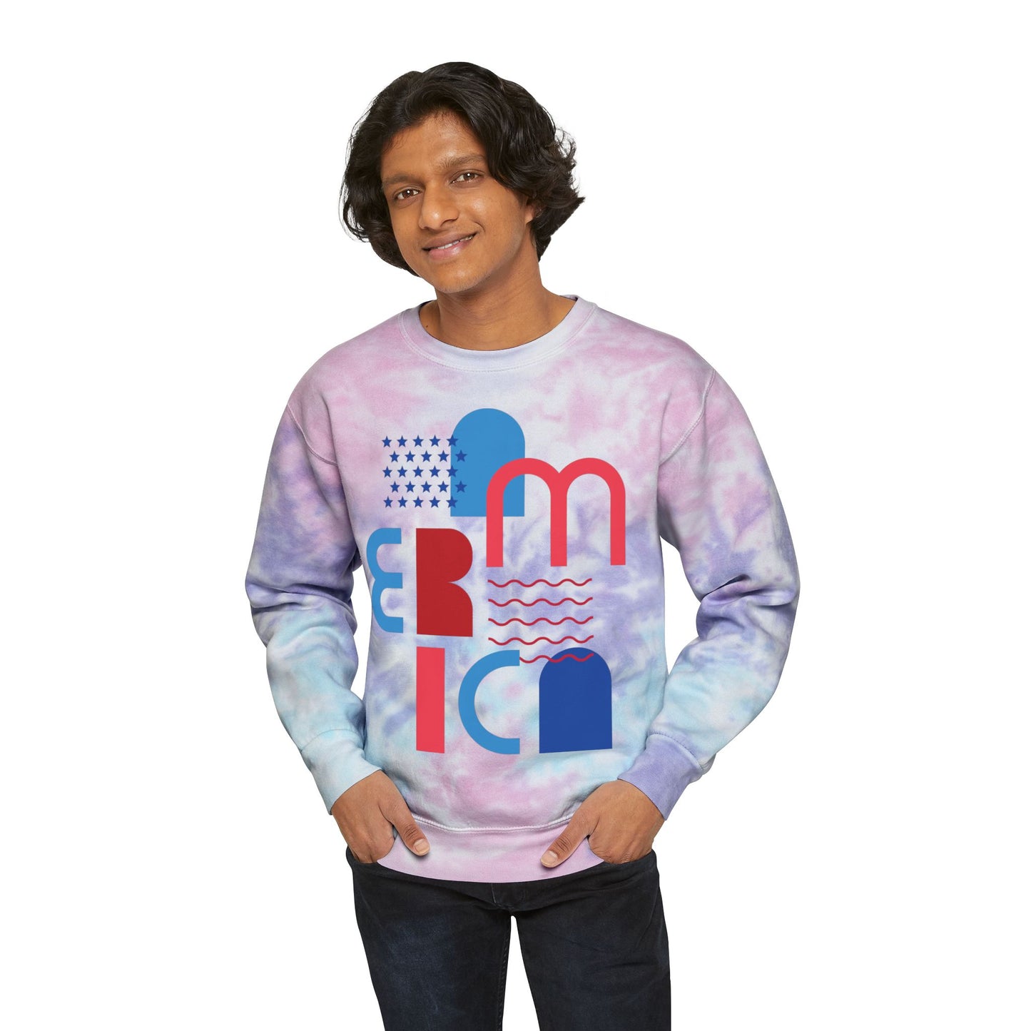 Unisex Tie-Dye Sweatshirt – Perfect for all body types