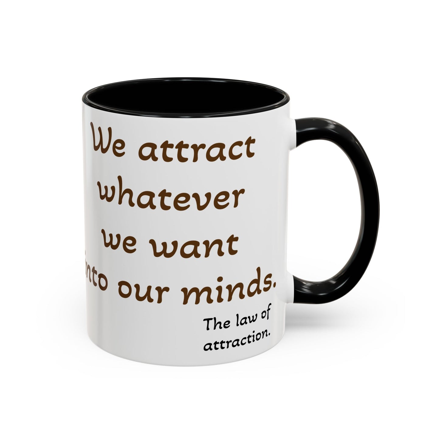 Mindful Attraction Coffee Mug - Inspirational Design for Law of Attraction Lovers