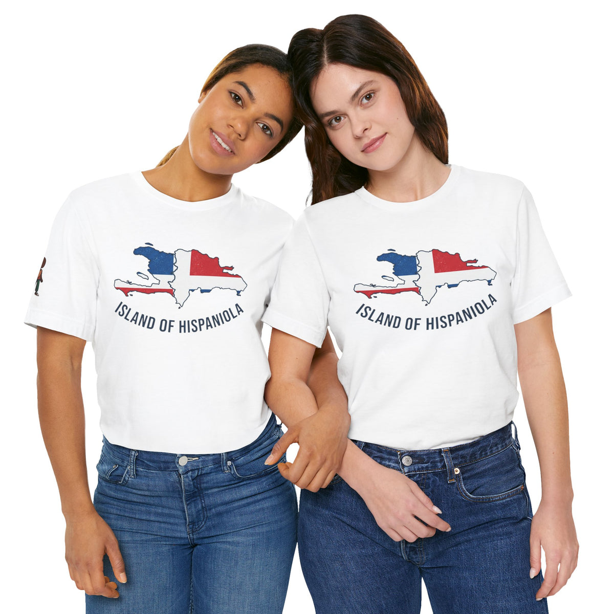 Island of Hispaniola Map T-Shirt