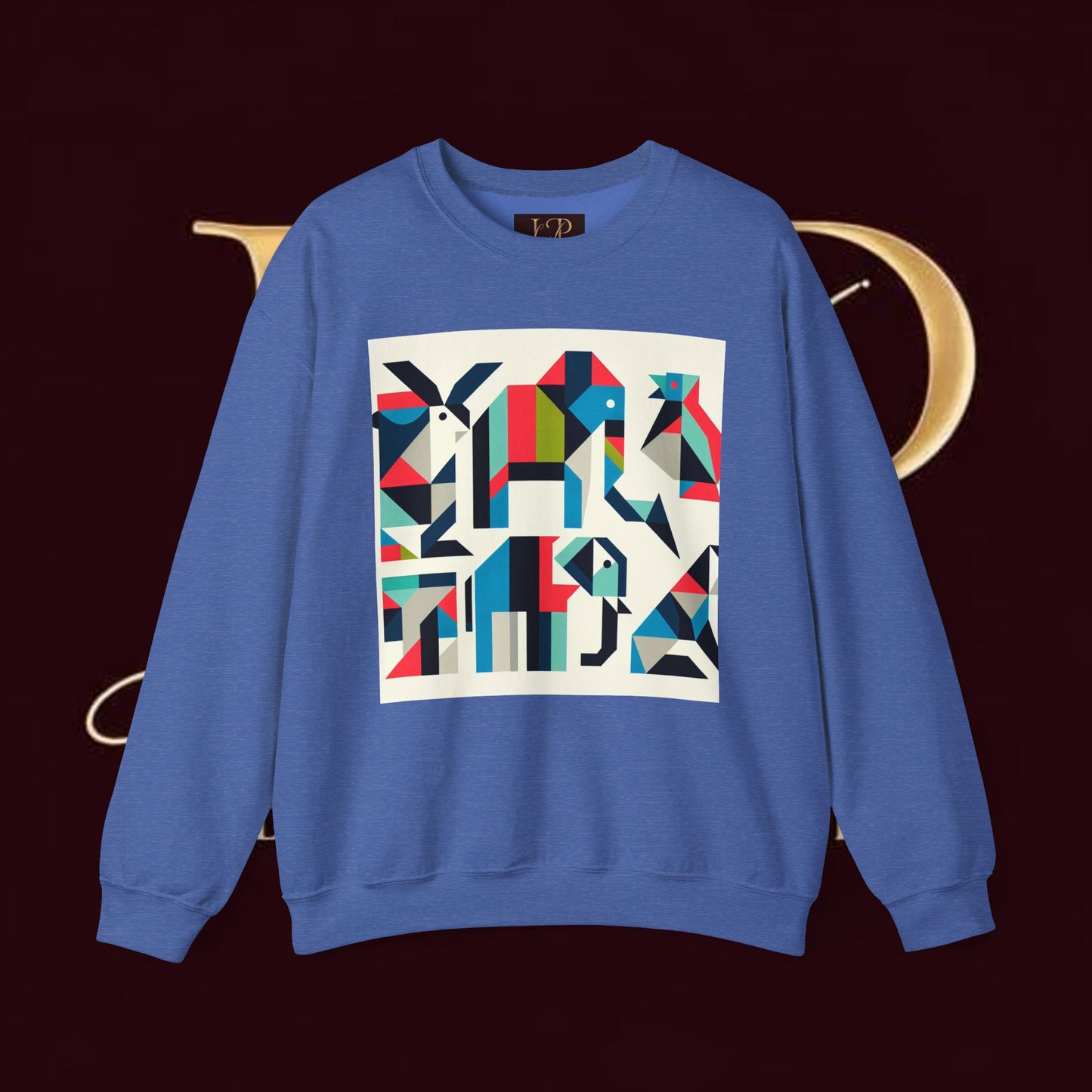 Colorful Geometric Art Unisex Sweatshirt - Cozy and Stylish