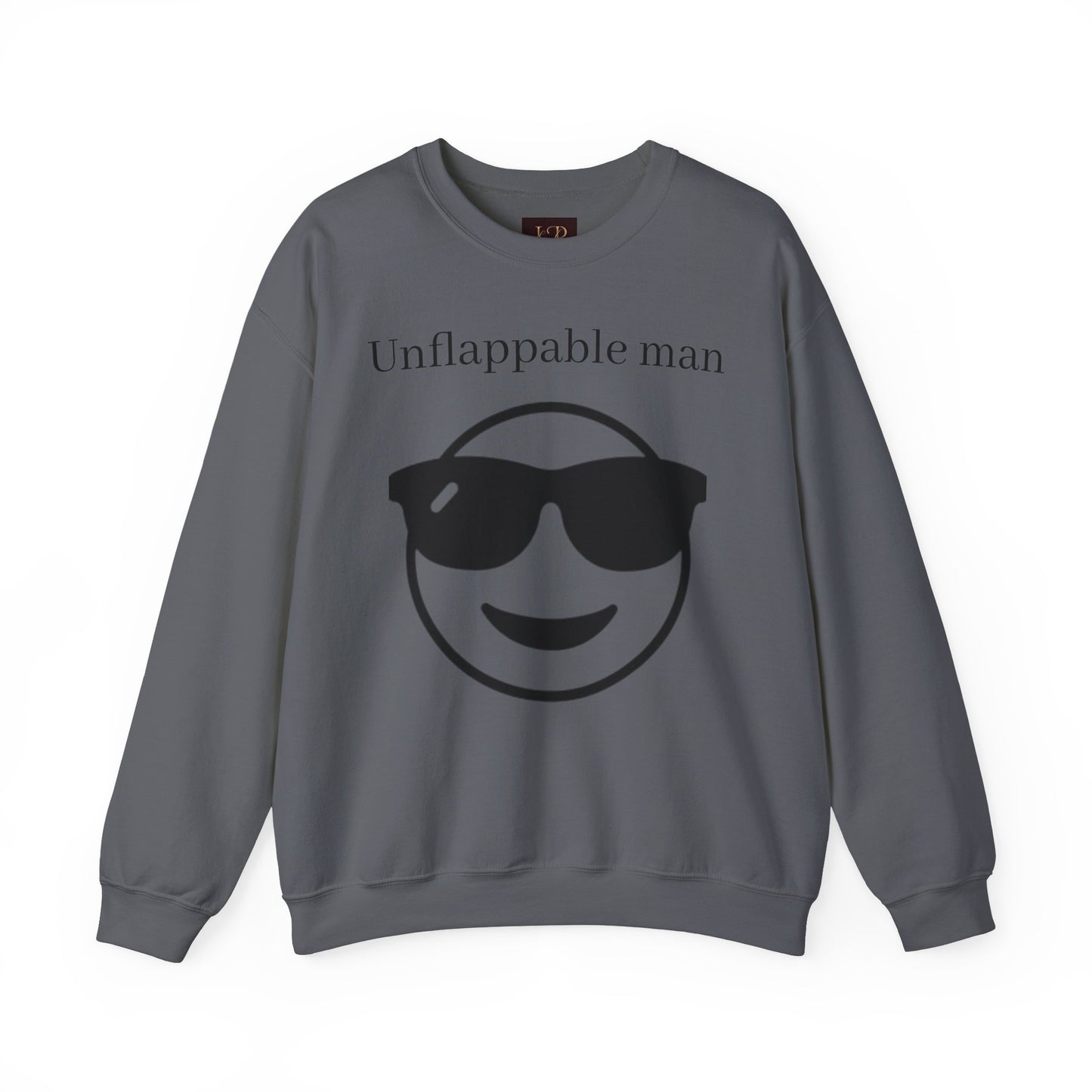 Unflappable Man Crewneck Sweatshirt - Cool & Comfortable Apparel