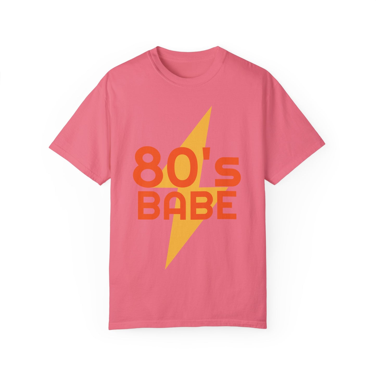 Retro 80's Babe Unisex Garment-Dyed T-Shirt