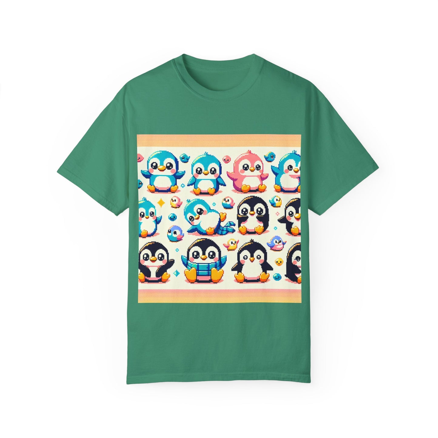 Cute Penguin Graphic Unisex T-shirt - Fun & Colorful Summer Tee