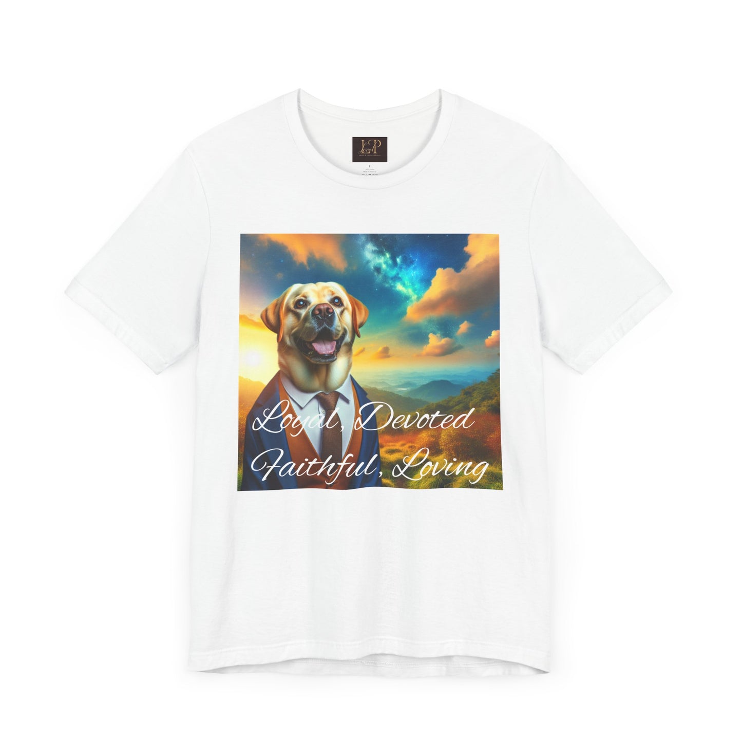Labrador Love Unisex Jersey Tee - Devoted & Faithful Design