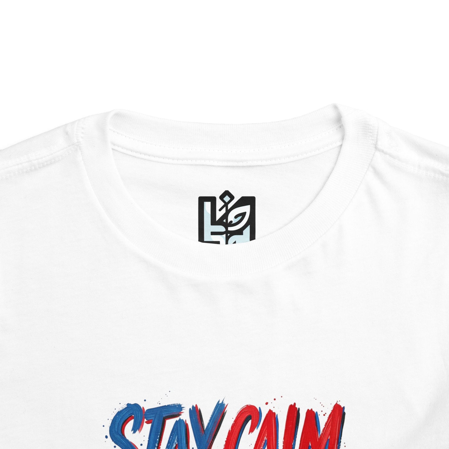 Toddler Tee — "Stay Calm, Stay Powerful" Graphic