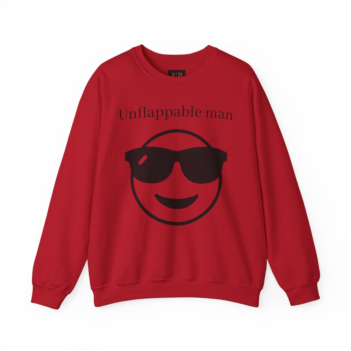 Unflappable Man Crewneck Sweatshirt - Cool & Comfortable Apparel