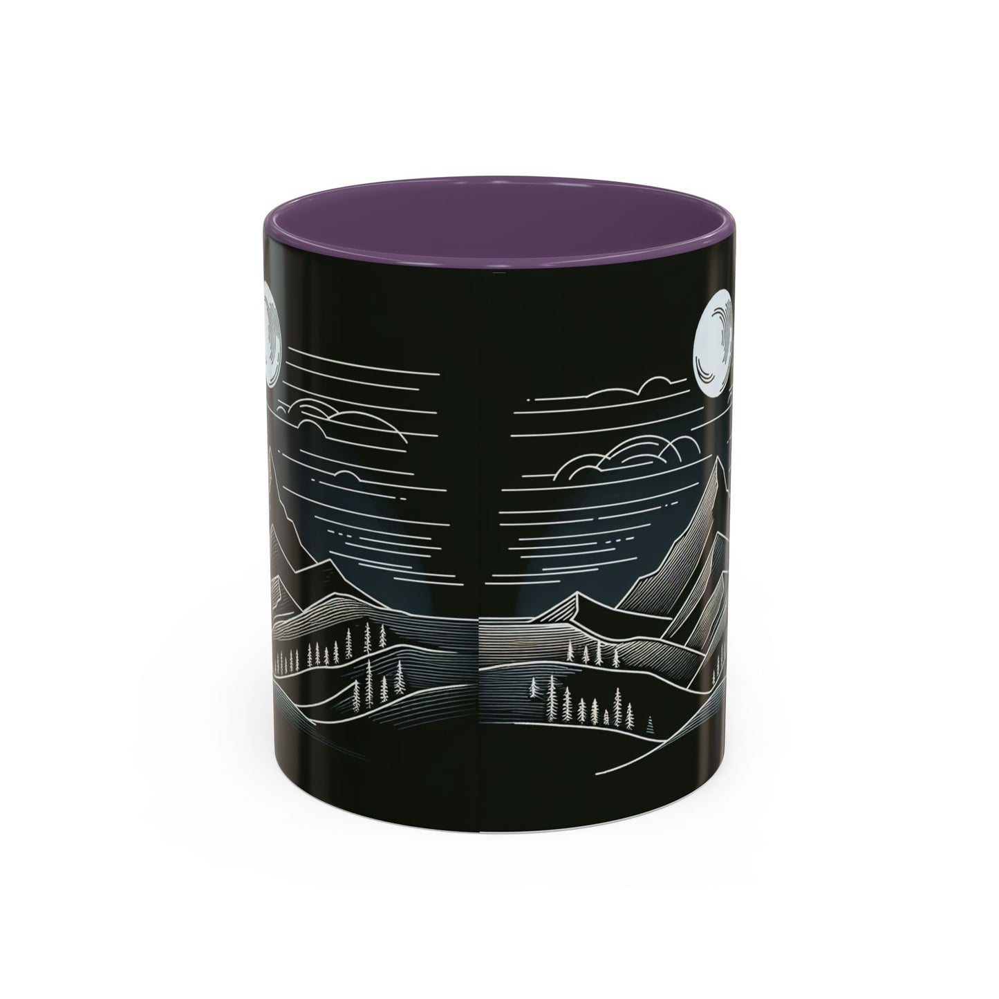 Mountain Landscape Accent Coffee Mug - Nature Inspired 11 & 15oz