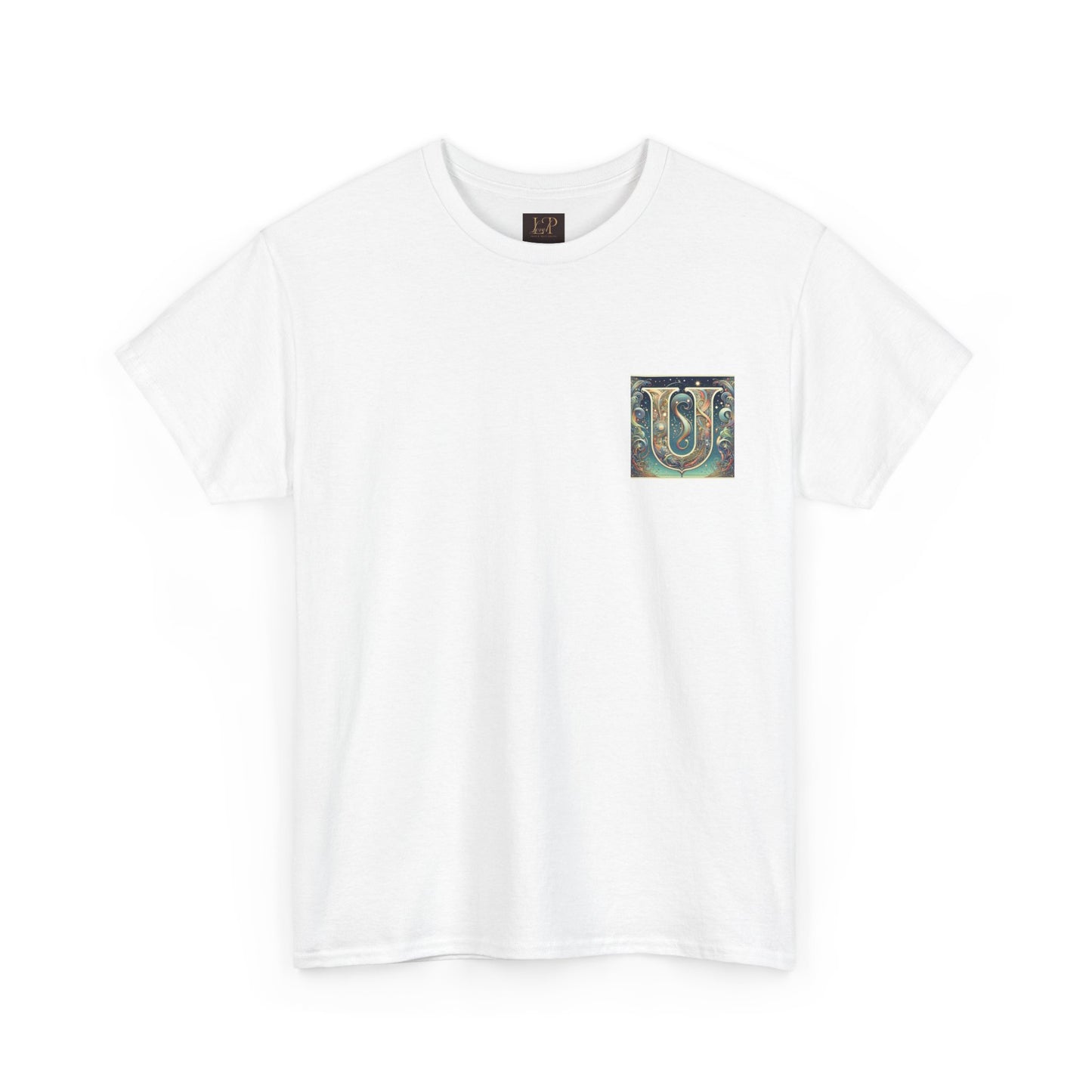 Unisex Heavy Cotton Tee - Stylish 'U' Graphic T-Shirt for Everyday Wear