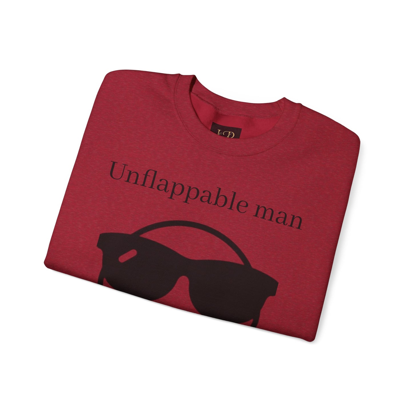 Unflappable Man Crewneck Sweatshirt - Cool & Comfortable Apparel