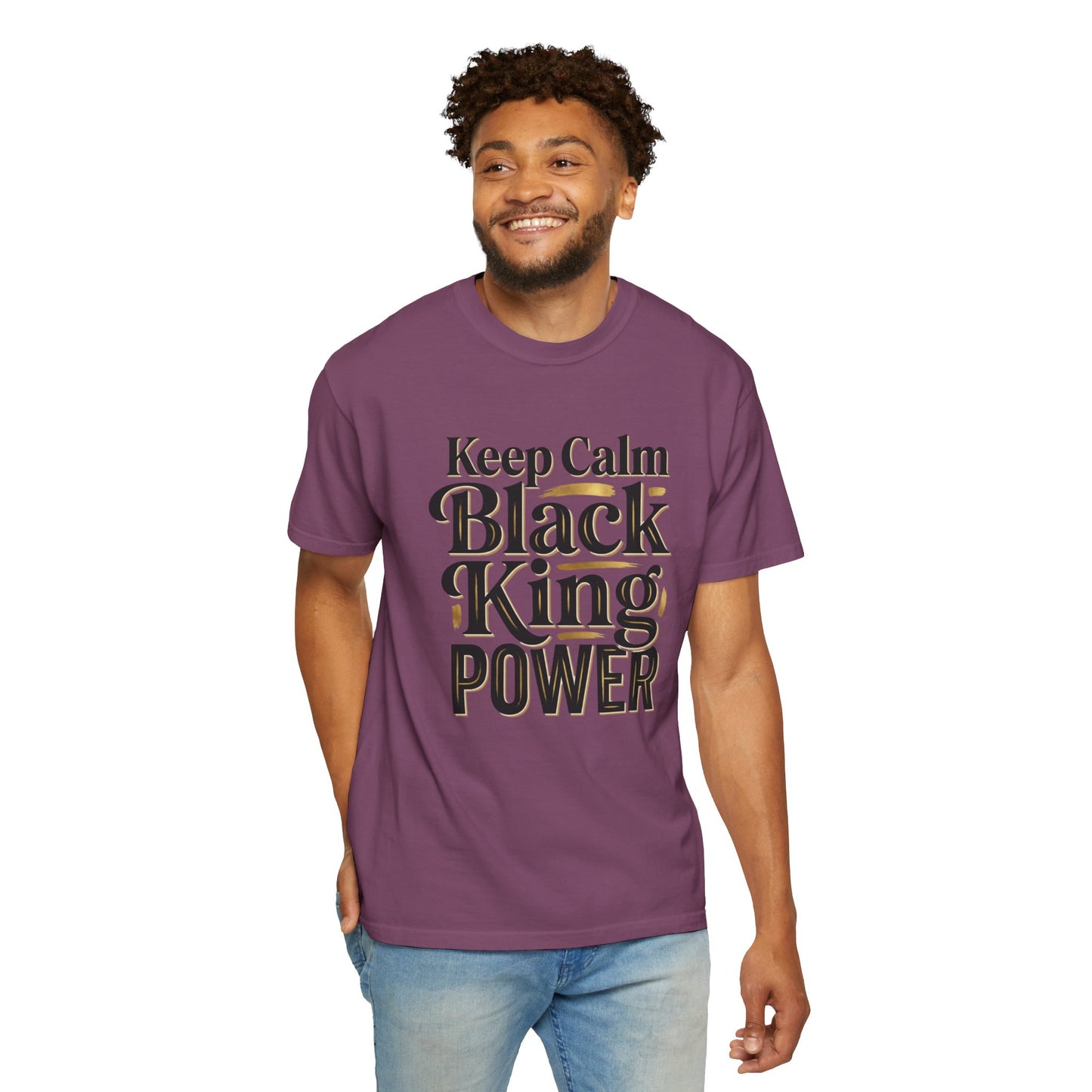 Keep Calm Black King Power T‑Shirt