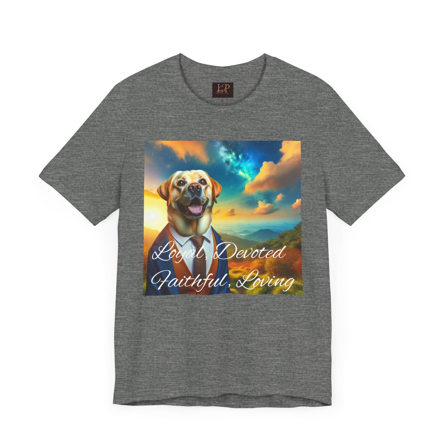 Labrador Love Unisex Jersey Tee - Devoted & Faithful Design