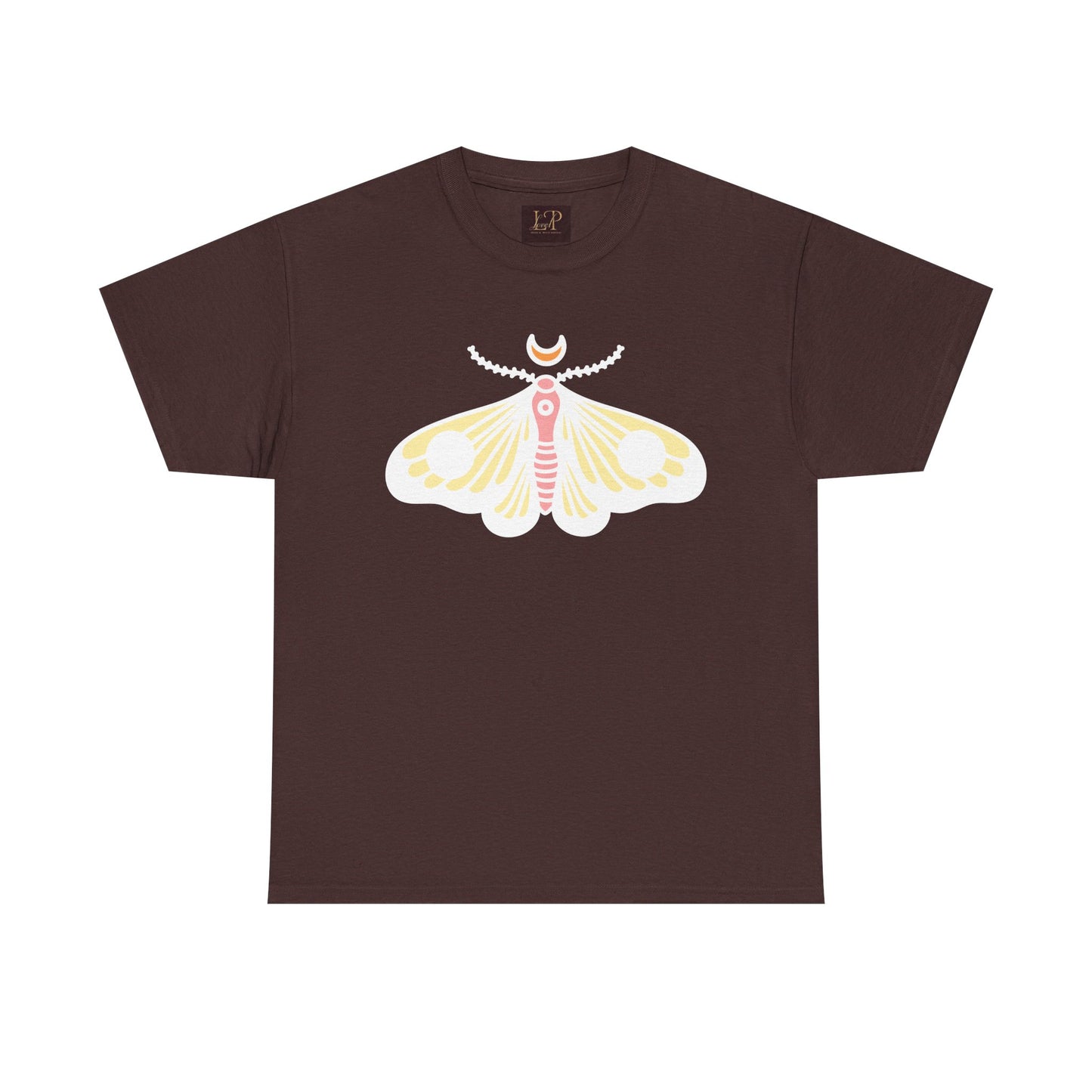 Dreamy Moth Unisex Heavy Cotton Tee - Soft & Stylish