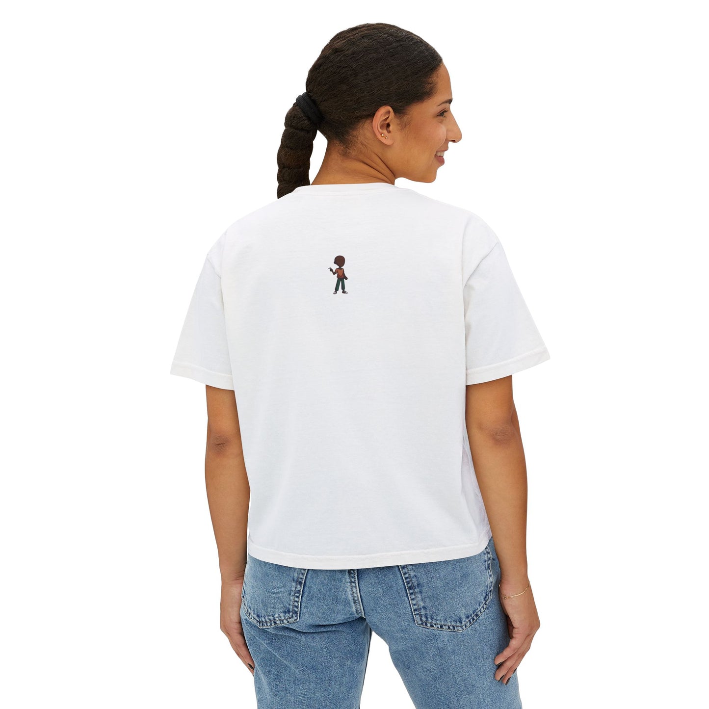 Black Beauty Era Boxy Tee — Women's Empowerment Graphic Shirt