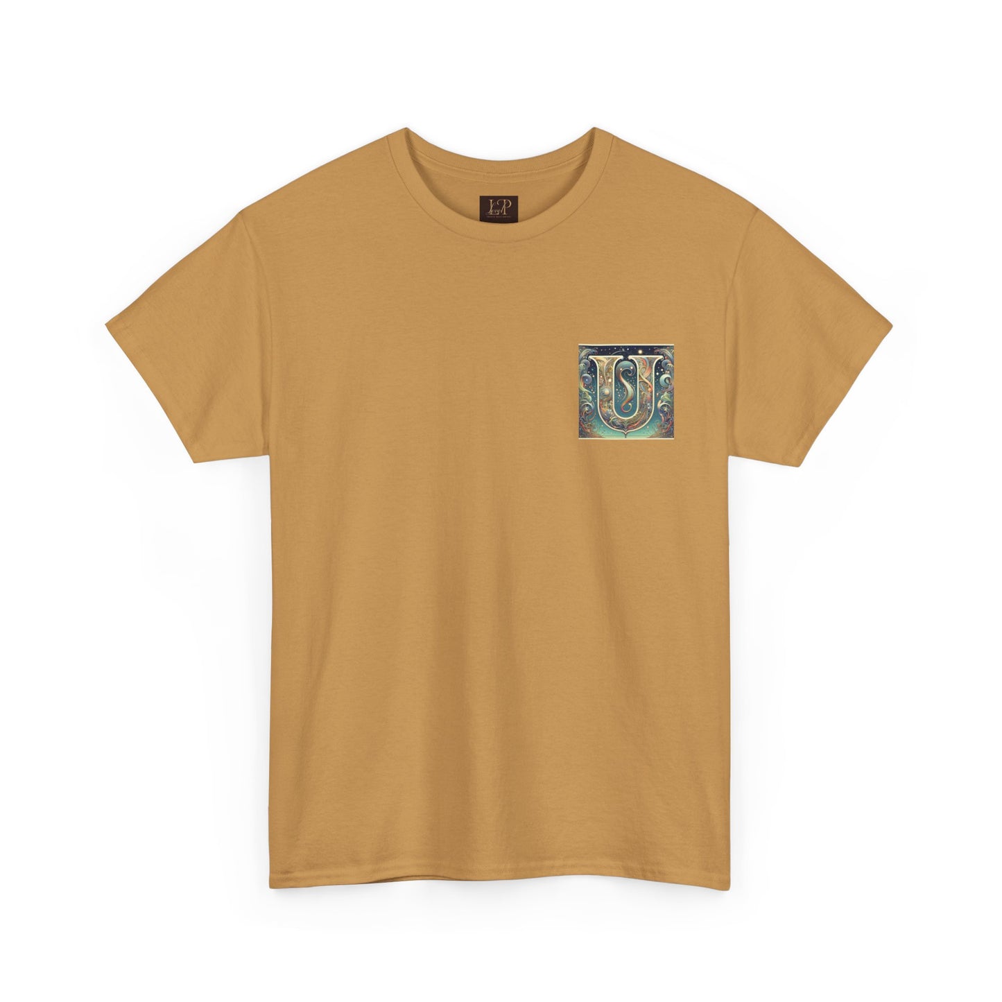 Unisex Heavy Cotton Tee - Stylish 'U' Graphic T-Shirt for Everyday Wear