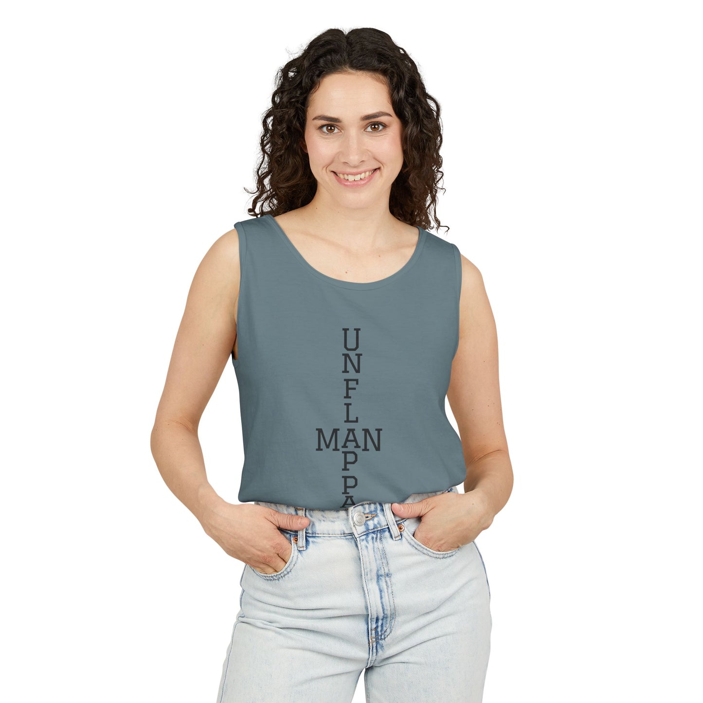 Unisex Inspirational Tank Top - Unflappable, Summer Apparel, Vacation Wear, Casual Gift, Fitness Gear
