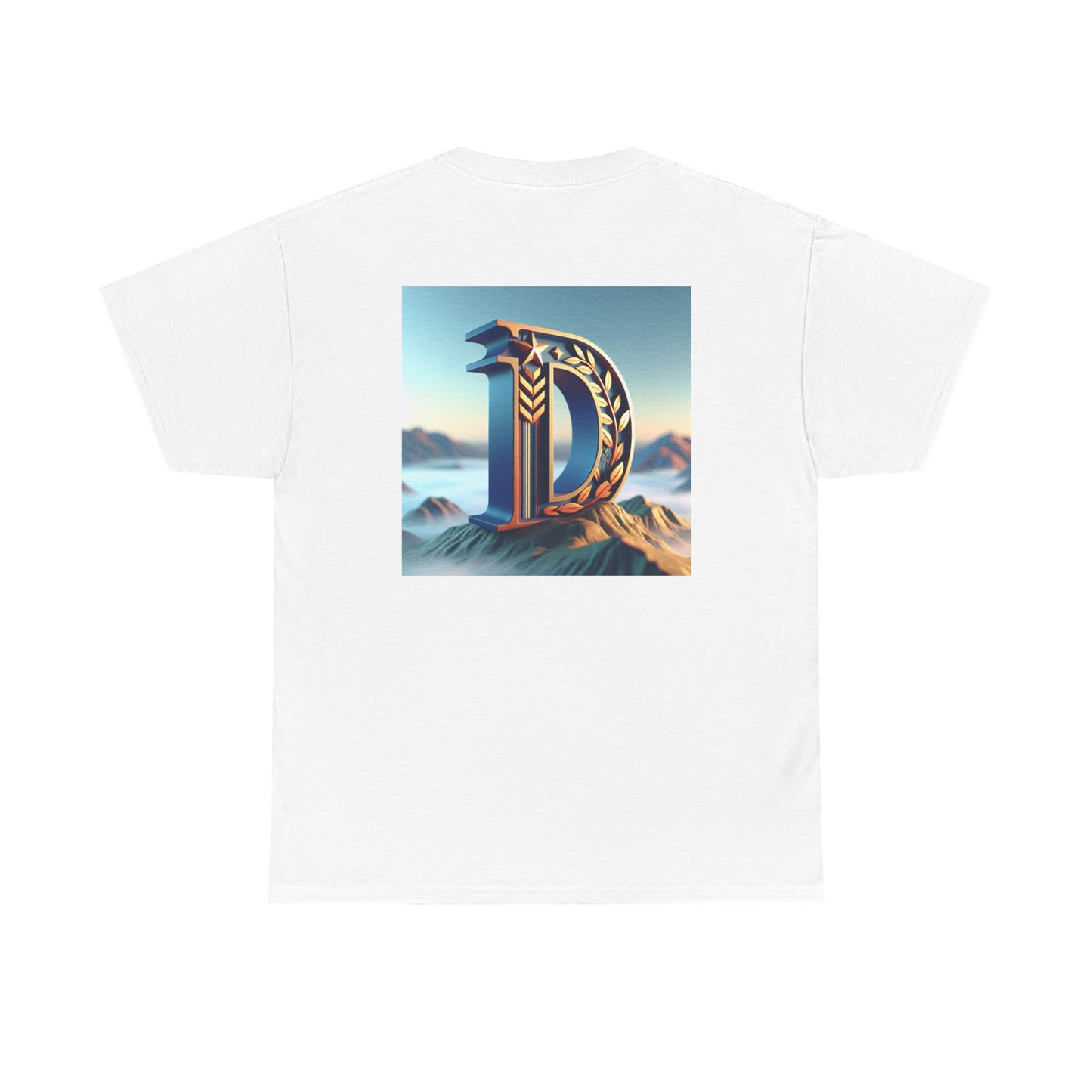 Vintage-Inspired Landscape Graphic Unisex Heavy Cotton Tee