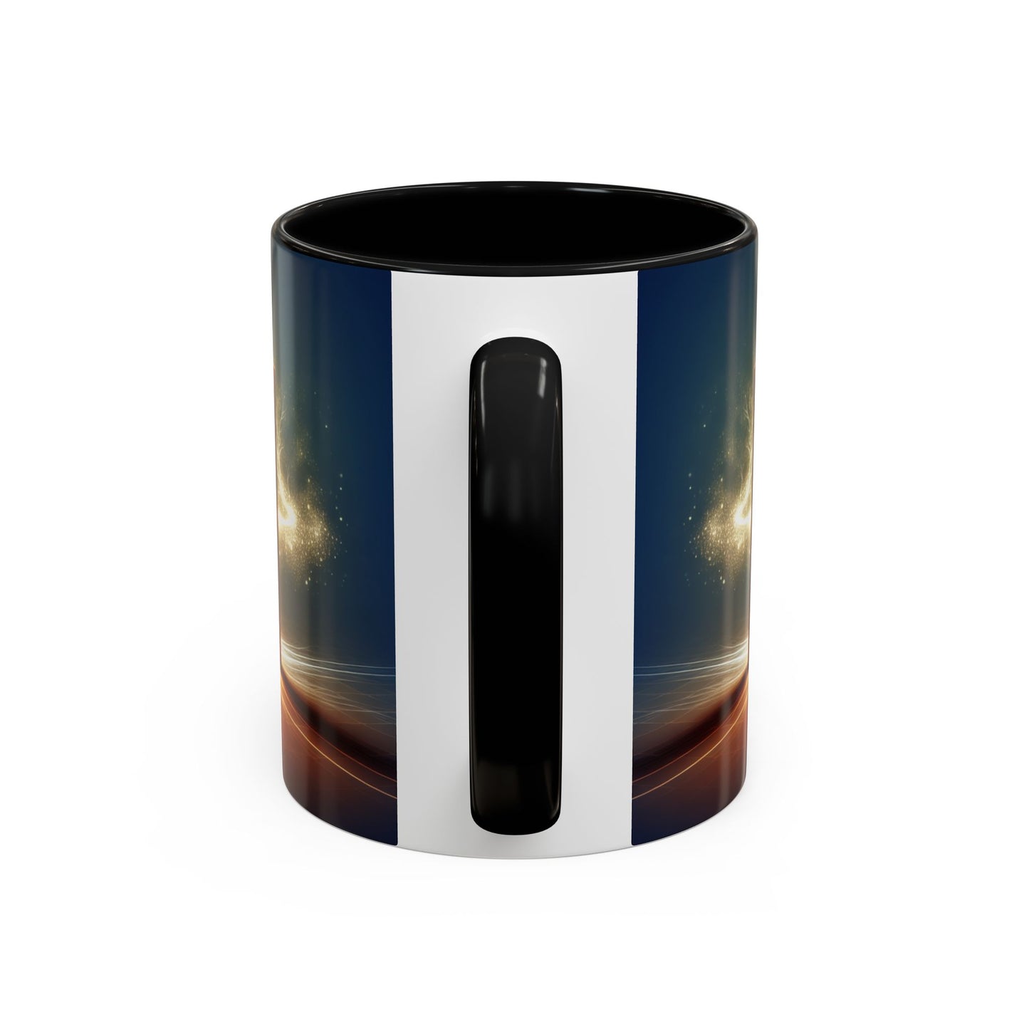 Stunning Accent Coffee Mug with Abstract Letter Design