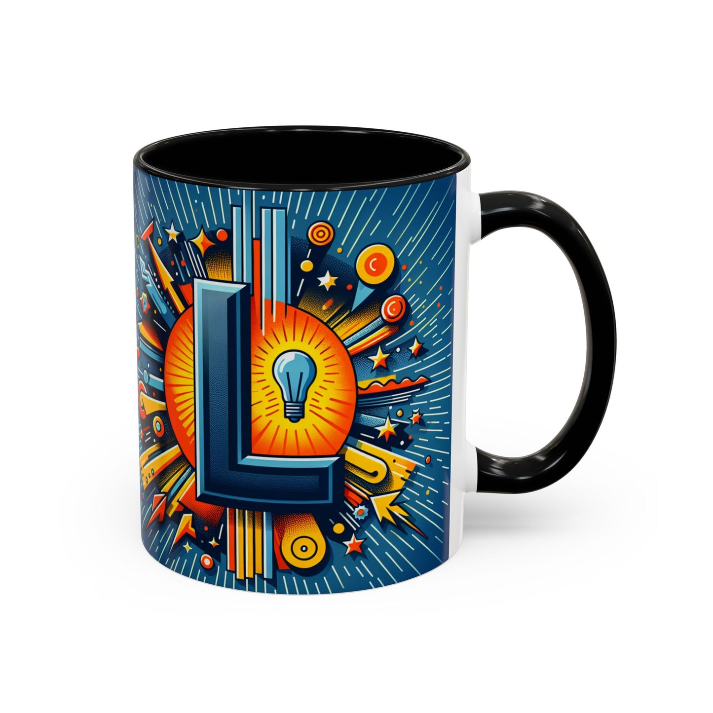 Creative Light Bulb Accent Coffee Mug – Perfect Gift for Innovators